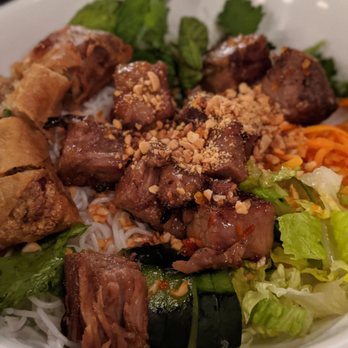Singhs - Beef Bun with egg roll - Vietnamese Near Me - San Antonio, Texas