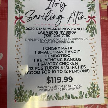 Itoy' Sariling Atin - Filipino Near Me - Las Vegas, Nevada Itoy' Sariling Atin - Filipino Near Me - Las Vegas, Nevada