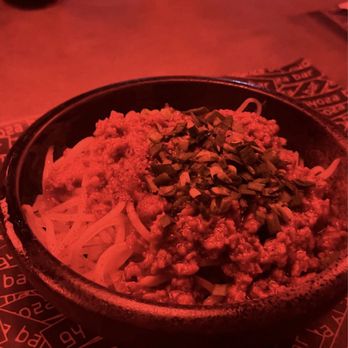 Gyoza Bar - Bean sprouts and spicy pork - Izakaya Near Me - Echo Park, California Gyoza Bar - Bean sprouts and spicy pork - Izakaya Near Me - Echo Park, California