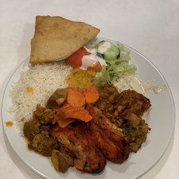Lunch buffet plate (~$13 for AYCE).