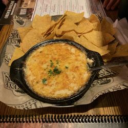 Buckeye Tavern - Cracked corn dip. Should be called hot bacon dip with corn.