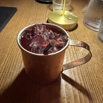 Wild Rose Eatery and Bar - Hibiscus Moscow Mule... delicious - Cocktail Bars Near Me - Campbell, California Wild Rose Eatery and Bar - Hibiscus Moscow Mule... delicious - Cocktail Bars Near Me - Campbell, California