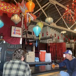 Sake bar. Sake bar.