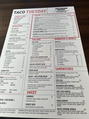 Menu photo 8 Jefferson Social Cincinnati, OH
