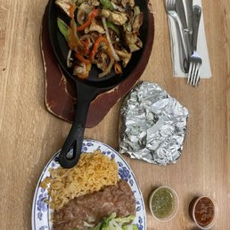 Chicken fajitas