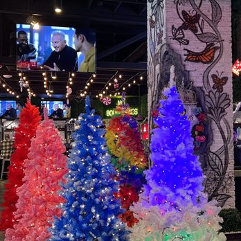 Dirty Taco and Tequila - colorful christmas trees - Tacos Near Me - Smithtown, New York Dirty Taco and Tequila - colorful christmas trees - Tacos Near Me - Smithtown, New York