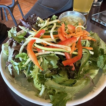 Tin Roof Grill - Side salad! Must try the house pesto dressing. - New American Near Me - Sandy, Utah Tin Roof Grill - Side salad! Must try the house pesto dressing. - New American Near Me - Sandy, Utah