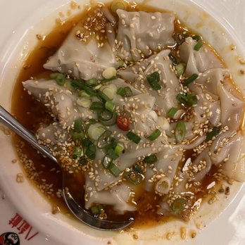 Chiho Bistro - Szechuan Chili Oil Wontons - - Noodles Near Me - Seattle, Washington Chiho Bistro - Szechuan Chili Oil Wontons - - Noodles Near Me - Seattle, Washington