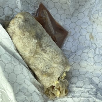 Salad and Go - 7-30-2022. Traditional breakfast burrito after two bites. Comes with salsa packet. - Salad Near Me - Farmers Branch, Texas Salad and Go - 7-30-2022. Traditional breakfast burrito after two bites. Comes with salsa packet. - Salad Near Me - Farmers Branch, Texas