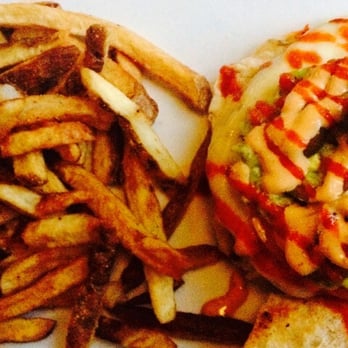 Brunzies - Holy guacamole burger w fries.. Delish - American Near Me - Indiana, Pennsylvania