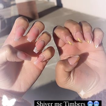 JC Nails - Mine (left) my friend (right) - Nail Salons Near Me - Colorado Springs, Colorado JC Nails - Mine (left) my friend (right) - Nail Salons Near Me - Colorado Springs, Colorado