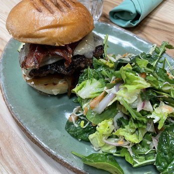 Moo Creamery - The Moo Burger with manchego and bacon - Burgers Near Me - Bakersfield, California Moo Creamery - The Moo Burger with manchego and bacon - Burgers Near Me - Bakersfield, California