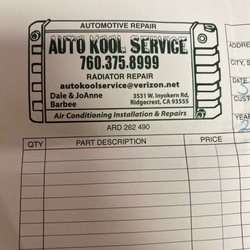 Auto Kool Service - Phone number for location