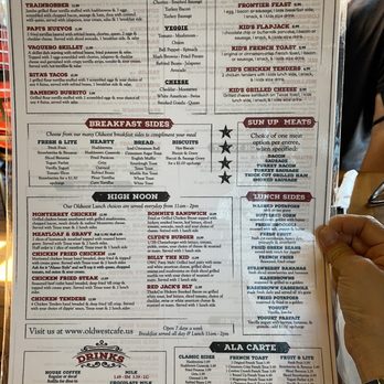 Old West Cafe - Menu - Breakfast & Brunch Near Me - Grapevine, Texas Old West Cafe - Menu - Breakfast & Brunch Near Me - Grapevine, Texas