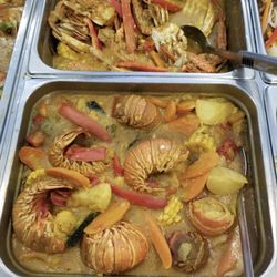 Jus chill - Come taste the true essence of curry crib legs and lobster tails cooked with the best Jamaican spices