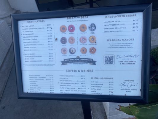 Menu photo 8 Sidecar Doughnuts & Coffee San Diego, CA Menu photo 8 Sidecar Doughnuts & Coffee San Diego, CA
