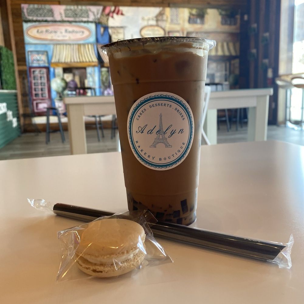 Adelyn Bakery Boutique - 100. Vietnames Coffee Macaron - Bubble Tea Near Me - Round Rock, Texas