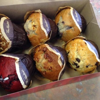 Tim Hortons - Fruit explosion, whole grain pecan banana bread, wild blueberry, red velvet, cran apple walnut bran, chocolate chip muffins - Coffee & Tea Near Me - Scarborough, Ontario Tim Hortons - Fruit explosion, whole grain pecan banana bread, wild blueberry, red velvet, cran apple walnut bran, chocolate chip muffins - Coffee & Tea Near Me - Scarborough, Ontario
