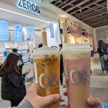 ZERO & - Passion Lemonade & Baby Peach - Bubble Tea Near Me - San Francisco, California