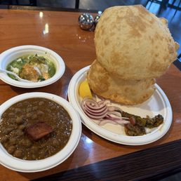 Chole Bhature and Dahi Bhalla Chole Bhature and Dahi Bhalla