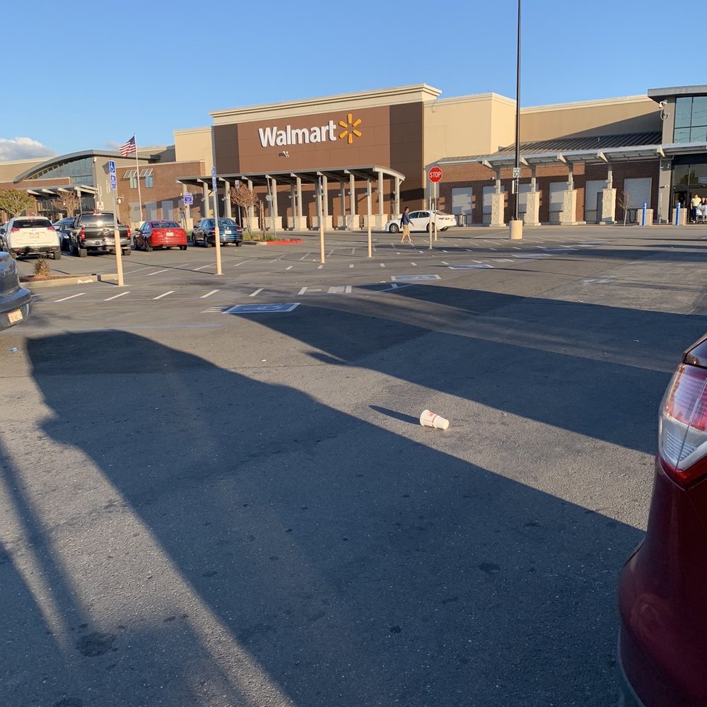 Walmart Supercenter - Used gloves all over the parking lot. 3/31/2020 - Department Stores Near Me - Tracy, California