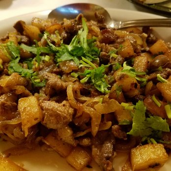 Village Cafe - djiz-biz aka sheep heart, liver, kidney, and testicles - Cafes Near Me - Brooklyn, New York