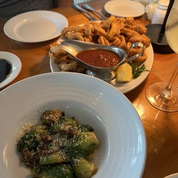 Abbondanza Italian Restaurant - Roasted Brussels Sprouts & Fried Calamari - Italian Near Me - Key West, Florida Abbondanza Italian Restaurant - Roasted Brussels Sprouts & Fried Calamari - Italian Near Me - Key West, Florida