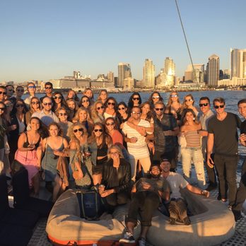 Aolani Catamaran Sailing - Group photo - Boat Charters Near Me - San Diego, California