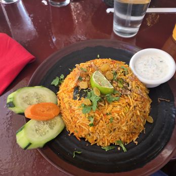 Aroma Grill & Bar - Vegetable Biryani, soooooo good, medium spicy - Indian Near Me - Keller, Texas Aroma Grill & Bar - Vegetable Biryani, soooooo good, medium spicy - Indian Near Me - Keller, Texas