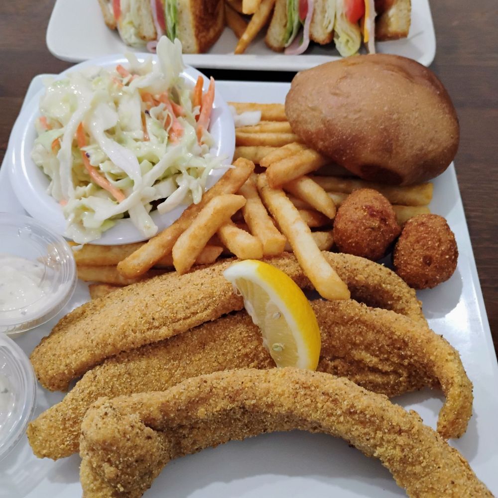 The Colony Cafe - Catfish plate - Cafes Near Me - The Colony, Texas