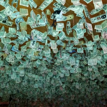 Maverick Saloon - Dollars on the ceiling! - American Near Me - Santa Ynez, California