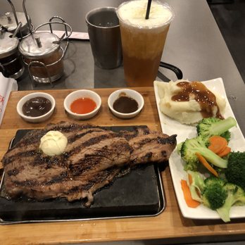 Red Flame - Rib eye steak - Hot Pot Near Me - Westminster, California