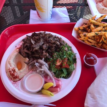 Mama's Hummus - Tri Tip Shawarma Beef Plate and Spicy Garlic Fries! The best ever! The tri tip is so tender and so flavorful. Worth every penny! - Middle Eastern Near Me - Camarillo, California Mama's Hummus - Tri Tip Shawarma Beef Plate and Spicy Garlic Fries! The best ever! The tri tip is so tender and so flavorful. Worth every penny! - Middle Eastern Near Me - Camarillo, California