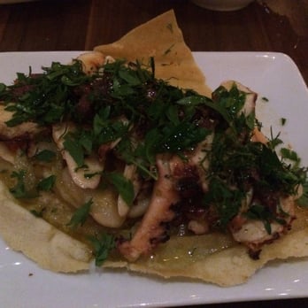 Sarma - octopus escabeche celery, gigante beans, parsley, pita chip  3/5 served cold* - Middle Eastern Near Me - Somerville, Massachusetts