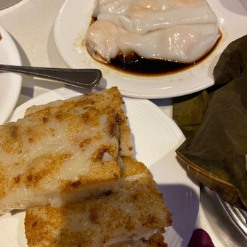 Gourmet Inspirations - Daikon cake and shrimp rice rolls - Dim Sum Near Me - Wheaton, Maryland