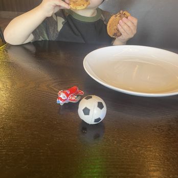 Brizio Pizza - Cookies and toys. Excuse my sons running nose lol. - Pizza Near Me - Lake Forest, California Brizio Pizza - Cookies and toys. Excuse my sons running nose lol. - Pizza Near Me - Lake Forest, California