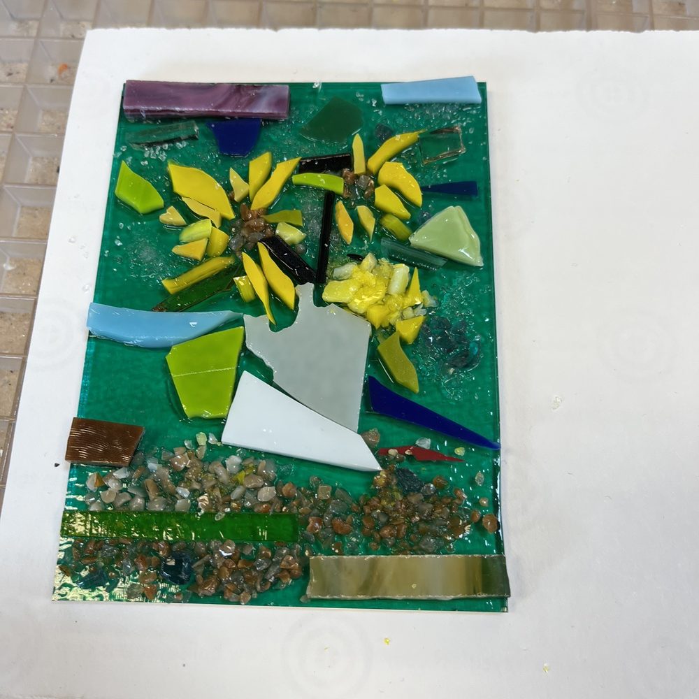 Silo Gallery & Studio - Sun catcher before kiln process - Art Galleries Near Me - San Marcos, Texas Silo Gallery & Studio - Sun catcher before kiln process - Art Galleries Near Me - San Marcos, Texas