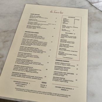 Tower Bar - Menu - New American Near Me - Los Angeles, California Tower Bar - Menu - New American Near Me - Los Angeles, California
