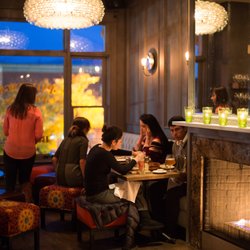 Upstairs Cocktail Lounge - Great place to share food and drinks with friends.