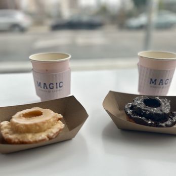 Magic Donuts & Coffee - Candy Cap and chocolate glaze cold fashioned - Donuts Near Me - San Francisco, California Magic Donuts & Coffee - Candy Cap and chocolate glaze cold fashioned - Donuts Near Me - San Francisco, California