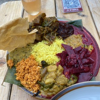 Mirisata - Rice & Curry plate (if I remember correctly) - Sri Lankan Near Me - Portland, Oregon Mirisata - Rice & Curry plate (if I remember correctly) - Sri Lankan Near Me - Portland, Oregon