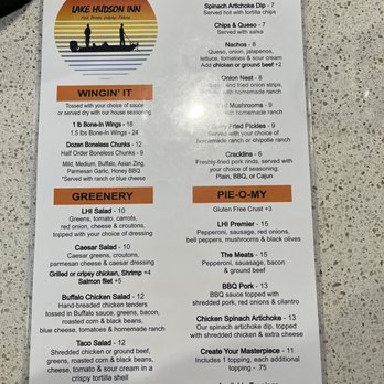 Lake Hudson Inn - Menu - Hotels Near Me - Adair, Oklahoma