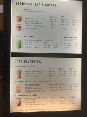 Menu photo 3 Starbucks Santa Clara, CA