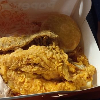 Popeyes - This is a huge breast in my 3 piece dark meal. - Fast Food Near Me - Carencro, Louisiana Popeyes - This is a huge breast in my 3 piece dark meal. - Fast Food Near Me - Carencro, Louisiana