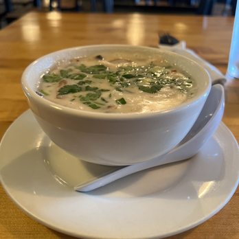 Mint Thai Kitchen - Tom Kha soup with chicken - Thai Near Me - Houston, Texas