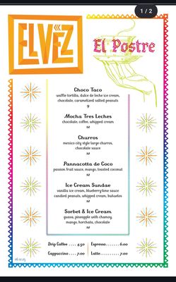 Menu photo 6 El Vez New York, NY