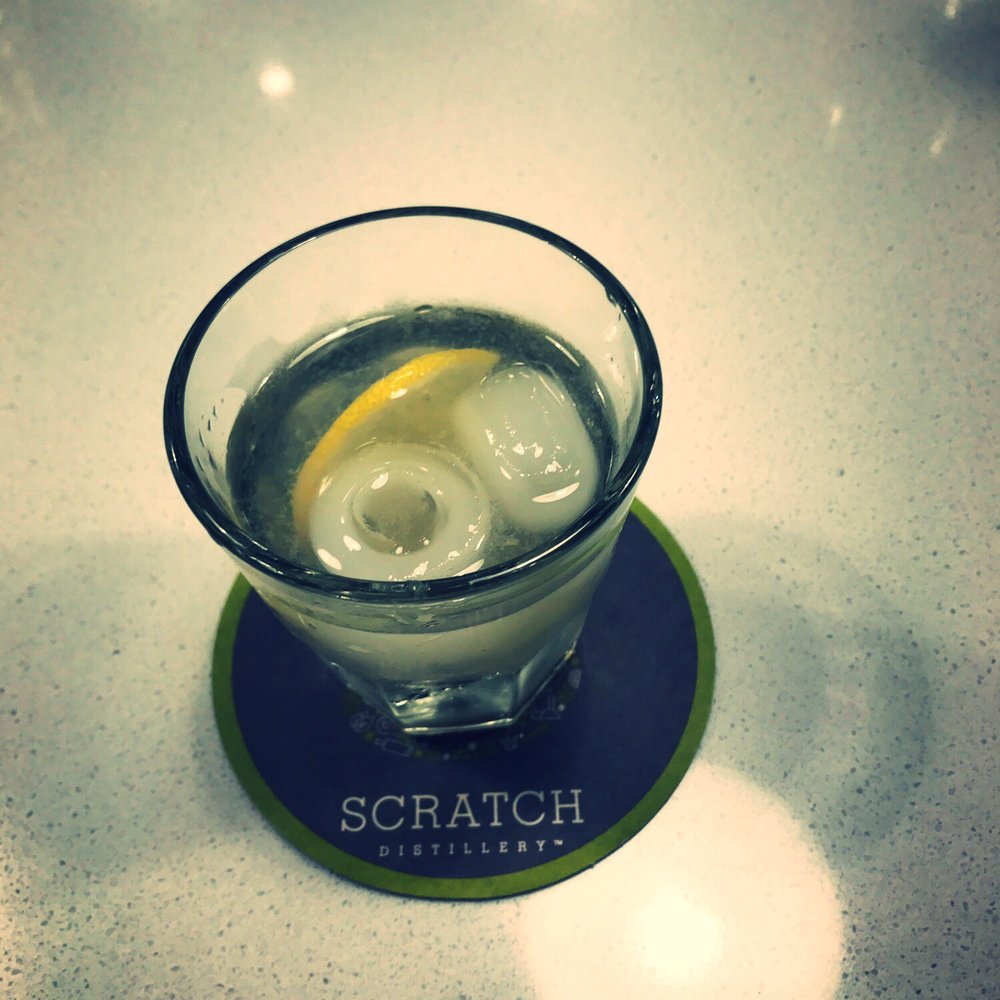 One of their rotating cocktails made with their new Aquavit-style spirit. Very yummy! One of their rotating cocktails made with their new Aquavit-style spirit. Very yummy!