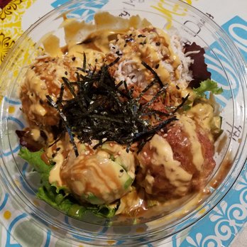 Poke Junction - Spicy Tuna, Shrimp & Crab with Mustard Soy Sauce, Avocado, Crab Salad with Junction sauce mixed with Spicy mayo over mixed greens. - Sushi Bars Near Me - Palmdale, California