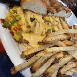 Guppies Hot Rod Grille - Philly, can't remember what it's called on the menu