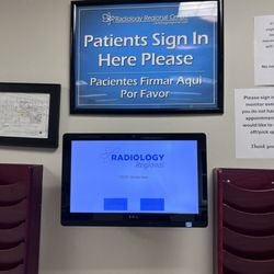 Radiology Regional - This requires you to sign in, however, if you have difficulty, they will not come out and help you.